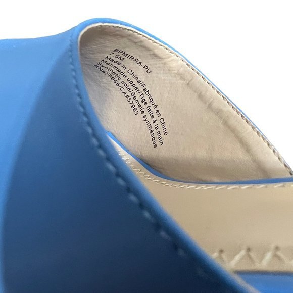NWOT BP Mirra-PU Blue Sandals (7.5)‎ - Picture 3 of 7